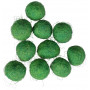 Filtkugler 10mm Mørkegrøn GN10 - 10 stk