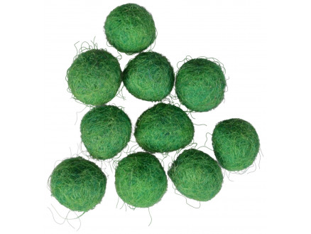 Filtkugler 10mm Mørkegrøn GN10  - 10 stk thumbnail