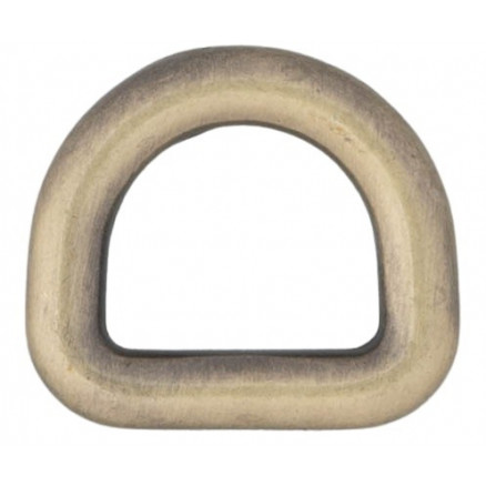 Infinity Hearts D-Ring Messing Antik bronze 10x10mm - 5 stk thumbnail