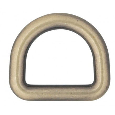 Infinity Hearts D-Ring Messing Antik bronze 16x16mm - 5 stk thumbnail