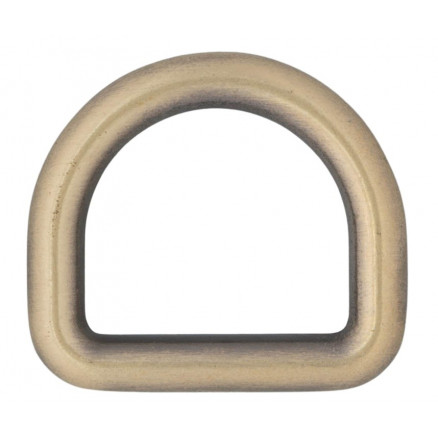 Infinity Hearts D-Ring Messing Antik bronze 19x19mm - 5 stk thumbnail