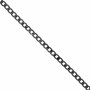 Infinity Hearts Kæde i Metermål Aluminium Gunmetal 12x8mm - 50cm