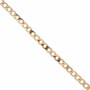 Infinity Hearts Kæde i Metermål Aluminium Guld 12x8mm - 50cm