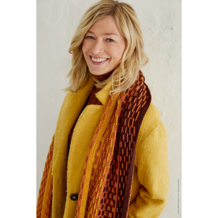 Cool wool Tørklæde af Lana Grossa - Tørklæde Strikkeopskrift Str. ca. thumbnail