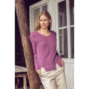 Ecopuno Sweater af Lana Grossa - Sweater Strikkeopskrift Str. 36/38 - 44