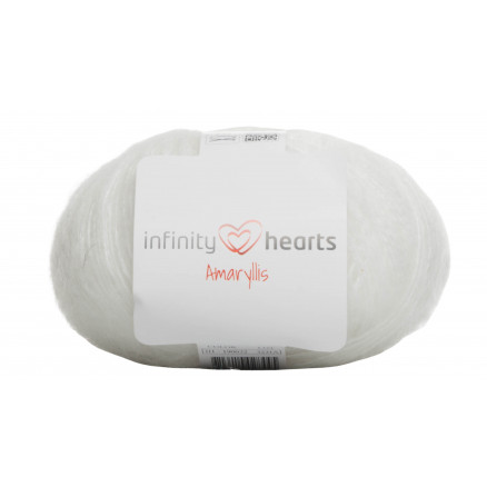 Infinity Hearts Amaryllis Garn 32 Hvid thumbnail