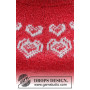 Merry Hearts by DROPS Design - Bluse Strikkeopskrift str. XS-XXL