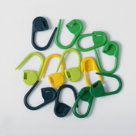 Knitpro Maskemarkører Plast med lås Ass. farver thumbnail