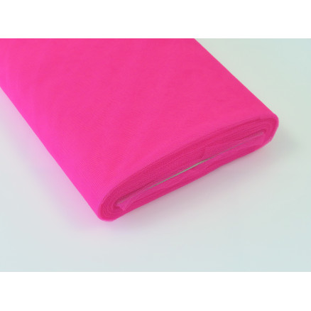 Tyl Stof Nylon 35 Neon Pink 145cm - 50cm thumbnail