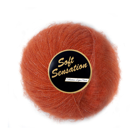 Lammy Soft Sensation Garn 41 Rød/Orange thumbnail