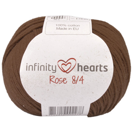 Infinity Hearts Rose 8/4 Garn Unicolor 219 Brun thumbnail