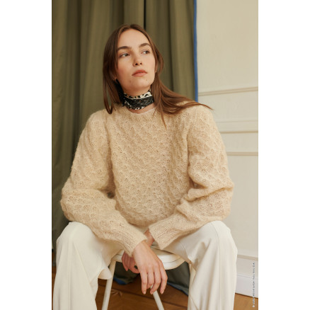 Lala Berlin Brushy Sweater af Lana Grossa - Sweater Strikkeopskrift St thumbnail