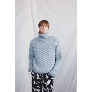Lala Berlin Lovely Cotton Sweater ag Lana Grossa - Sweater Strikkeopskrift Str. 48 - 54