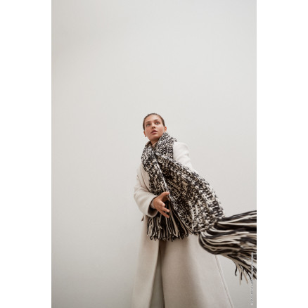 Lala Berlin Lovely Cotton Tørklæde af Lana Grossa - Tørklæde Strikkeop thumbnail