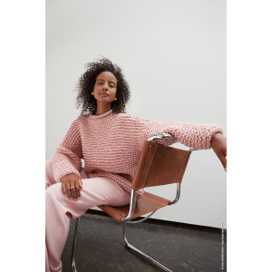 Lala Berlin Lovely Cotton og Brilling Sweater af Lana Grossa - Sweater Strikkeopskrift Str. 34 - 40
