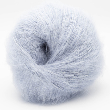 Kremke Soul Wool Baby Silk Fluffy Unicolor 2985 Baby Blå thumbnail