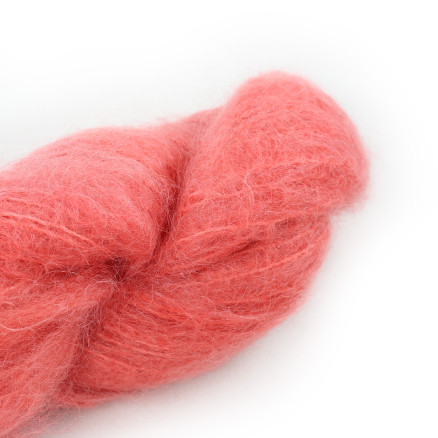 Cowgirlblues Fluffy Mohair Unicolor 22 Ruby Grapefrugt thumbnail