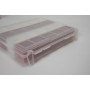 Infinity Hearts Hobbyboks/Plastboks med 20 udtagelige rum Plastik Transparent/Hvid/Rød 40,4x34,9x7,3cm