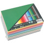 Creativ karton, ass. farver, A6, 105x148 mm, 180 g, 300 ass. ark/ 1 pk.