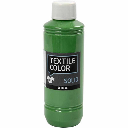 Textile Solid, brilliant grøn, dækkende, 250ml thumbnail