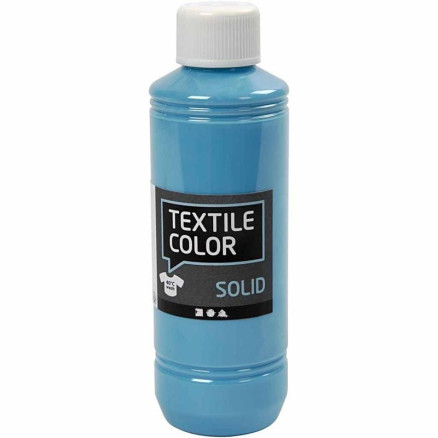Textile Solid, turkisblå, dækkende, 250ml thumbnail
