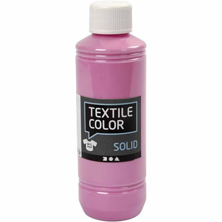 Textile Solid, pink, dækkende, 250ml thumbnail