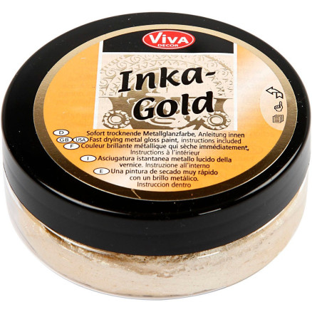 Viva Decor Inka Gold, lys guld, 50 ml/ 1 ds.