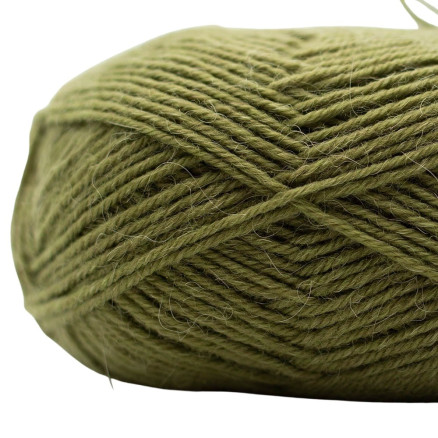 Kremke Soul Wool Edelweiss Alpaka 048 Oliven Grøn thumbnail