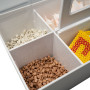 Infinity Hearts Hobby Værktøjskasse med Håndtag & Låg Plastik Hvid 32,5x13,5x15,4cm