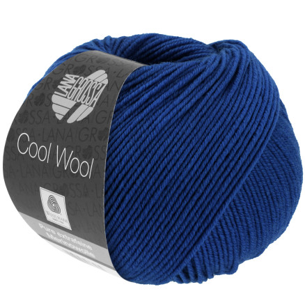 Lana Grossa Cool Wool Garn 2099 Marineblå thumbnail