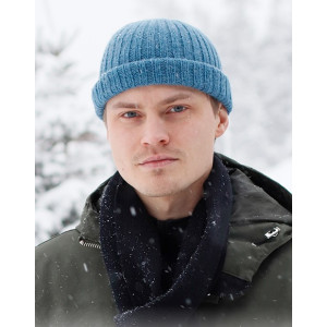 Winter Mist Hat by DROPS Design - Hue Strikkeopskrift str. S/M - L/XL