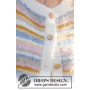 Pastel Spring Cardigan by DROPS Design - Cardigan Strikkeopskrift str. S - XXXL