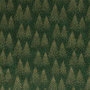 Poplin m/juletræer folietryk guld 145cm 025 Grøn - 50cm