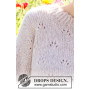 Sweetness Imprint Sweater by DROPS Design - Bluse Strikkeopskrift str. S - XXXL