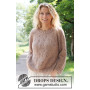 Sommarfin Sweater by DROPS Design - Bluse Strikkeopskrift str. S - XXXL