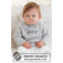 Meow Meow Sweater by DROPS Design - Baby Bluse Strikkeopskrift str. 0/1 mdr - 3/4 år