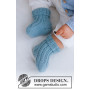 Dream in Blue Socks by DROPS Design - Baby Sokker Strikkeopskrift str. 1/3 mdr - 3/4 år