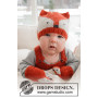 Baby Fox by DROPS Design - Baby Hue og Vanter Strikkeopskrift Str. præmatur - 3/4 år