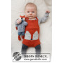 Baby Fox Onesie by DROPS Design - Baby Bodystock Strikkeopskrift Str. Præmatur - 3/4 år