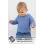Baby Blue Note by DROPS Design - Bluse Strikkeopskrift str. 6/9 mdr - 7/8 år
