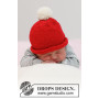 Itsy Bitsy Santa by DROPS Design - Baby Nissehue Strikkeopskrift str. Præmatur -3/4 år