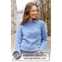 Rain Romance Sweater by DROPS Design - Bluse Strikkeopskrift str. S - XXXL