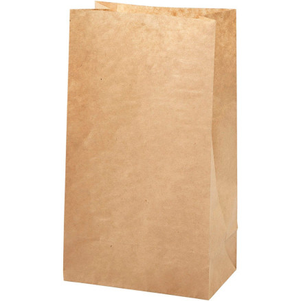 Papirposer, brun, H: 27 cm, str. 9x15 cm, 50 g, 100 stk./ 1 pk.
