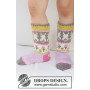 Dancing Bunny Socks 2 by DROPS Design - Sokker Strikkeopskrift Str. 24-43