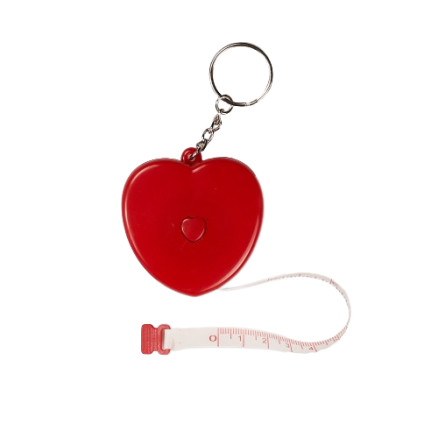 Infinity Hearts Rullemålebånd/Målebånd Hjerte 150cm