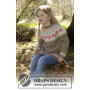 Prairie Fairy Jumper by DROPS Design - Bluse Strikkeopskrift str. 3/4 - 11/12 år