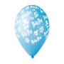 Bini Balloons Balloner Baby Boy Lyseblå Ø29cm - 5 stk