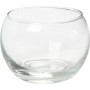 Lysglas, H: 7 cm, diam. 8 cm, 12 stk./ 1 ks.