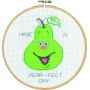 Permin Broderikit Have a perfect day Ø18