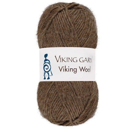 Viking Garn Wool Brun 508